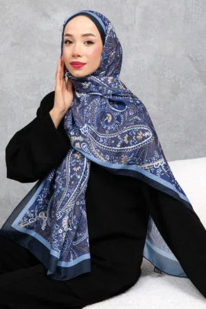 شال با طرح قوم‌نگاری رترو، پارچه وارداتی، کیفیت بالا و شال فصل جدید - 6023