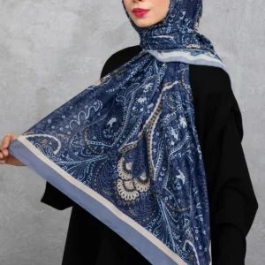 شال پنبه‌ای با طرح رترو اتیل، پارچه وارداتی، کیفیت بالا و شال فصل جدید - 5973