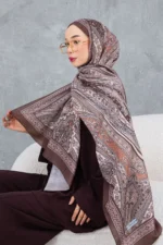 شال پنبه‌ای با طرح قومیت rétro ، پارچه وارداتی ، کیفیت بالا و شال فصل جدید - 5979