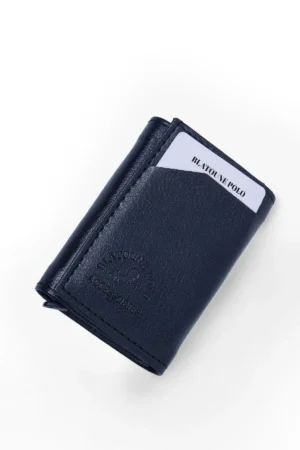 کیف پول زنانه کاروم با محافظ RFID، به رنگ سرمه‌ای، با سیستم مکانیزم خودکار و بخش مخصوص پول و کارت برای جلوگیری از سرقت - 6335
