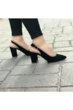 کفش پاشنه‌بلند کلاسیک زنانه پرانگ - 6198