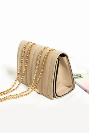 کیف دوشی و دستی مگنتی با زنجیر - 6245