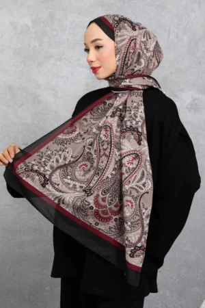 شال پنبه‌ای با طرح رترو اتنیکی، پارچه وارداتی، کیفیت بالا و شال فصل جدید - 5997