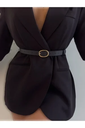 1. کمربند زنانه با قفل بیضی 2. کمربند کت 3. کمربندdress 4. کمربند پیراهن - 6261