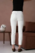 شلوار زنانه گاباردین لی‌کرا پنبه‌ای - 7402