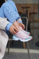 کفش ورزشی راحت زنانه روزمره مدل ۰۴۹-۲ رنگ صورتی - 7238