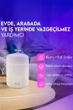 رطوبت‌ساز H2O 300 میلی‌لیتر اولتراسونیک و بخار ساز و دیفیوزر عطر - 7447