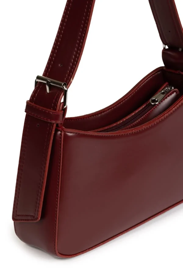 کیف رودوشی bordo با جزئیات بند چشمی و آستر دار مخصوص خانم‌ها - 7182
