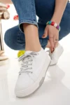 کفش ورزشی روزمره زنانه سفید - 7082