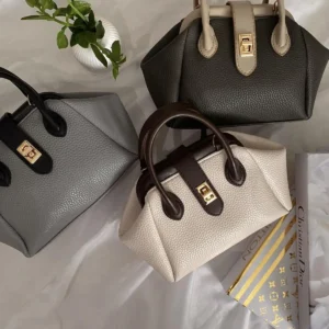 کیف شیک رنگ خاکی - 6974