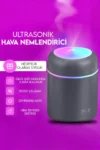 مرطوبکننده هوا با ظرفیت 300 میلیلیتر و چراغ LED USB، دستگاه بخار اولتراسونیک و پخشکننده عطر. - 7449