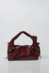 کیف دستی و دوشی زنانه bordo کوچک با زنجیر - 7183