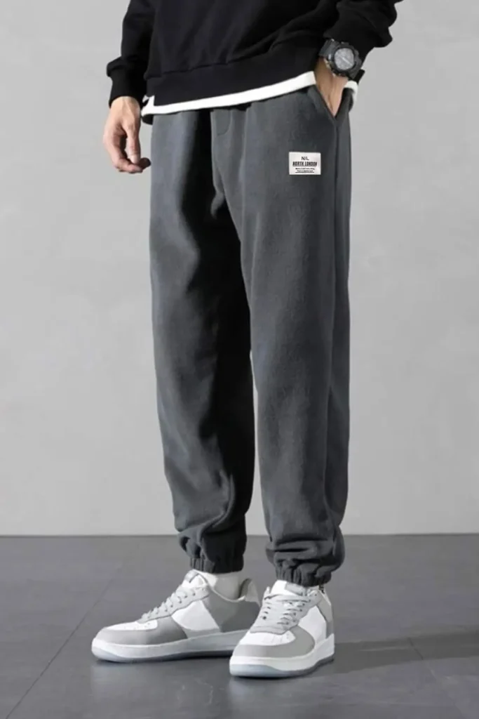 شلوار ورزشی مردانه آنتراسیتOversize از پارچه پولار - 7092