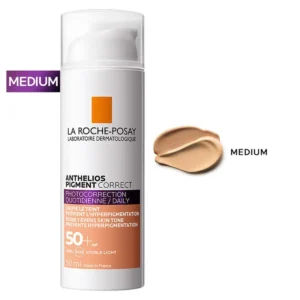 کرم ضد آفتاب آنتلیوس پیگمنت کُرکت SPF50 حجم 50 میلی لیتر - متوسط - 7159