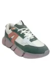 کفش ورزشی روزمره زنانه سبز پودری 027 - 7239