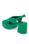 صندل زنانه بافت سبز وگان - K24y1sn67404-t3r - 7232