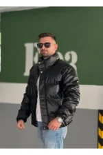 کت بازپرای مردانه چرمی - 7299