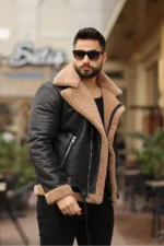 کاپشن چرم لمینه کرووازه - 7316