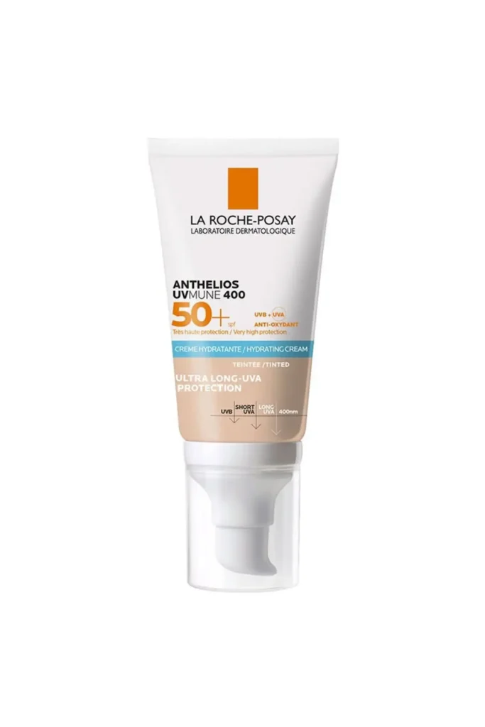 کرم ضد آفتاب رنگی آنتلیوس یوومون SPF 50 برای پوست‌های حساس با حفاظت بالا ۵۰ - 7156