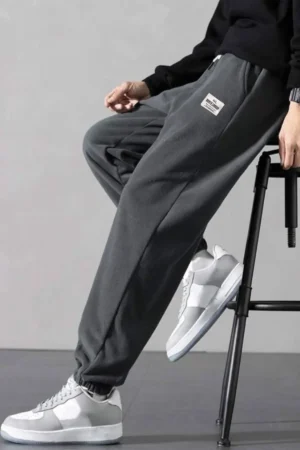 شلوار ورزشی مردانه آنتراسیتOversize از پارچه پولار - 7092