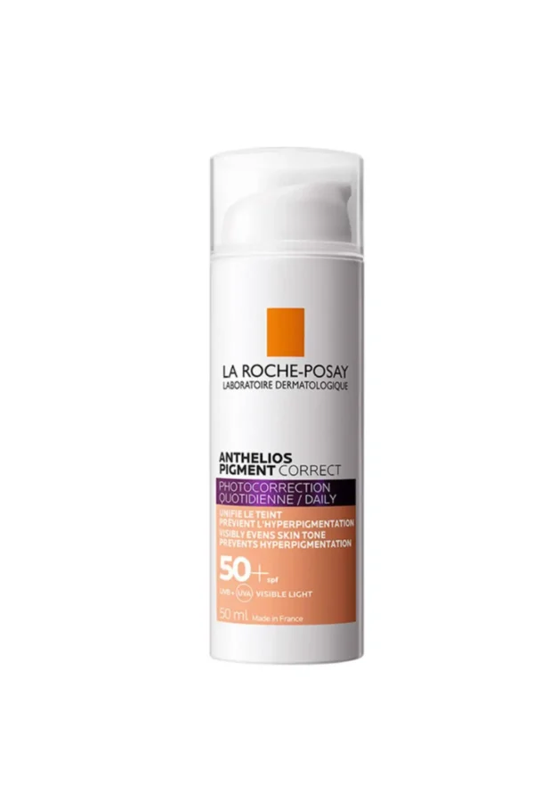 کرم ضد آفتاب آنتلیوس پیگمنت کُرکت SPF50 حجم 50 میلی لیتر - متوسط - 7159