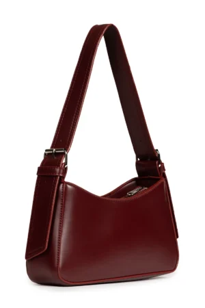 کیف رودوشی bordo با جزئیات بند چشمی و آستر دار مخصوص خانم‌ها - 7182