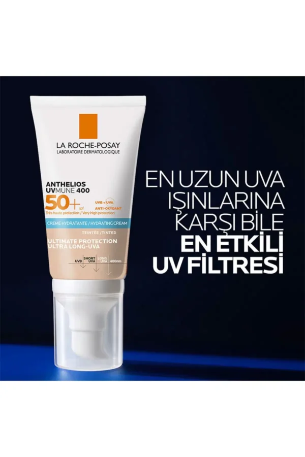 کرم ضد آفتاب رنگی آنتلیوس یوومون SPF 50 برای پوست‌های حساس با حفاظت بالا ۵۰ - 7156