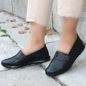 کفش کژوال زنانه چرم طبیعی 864za101 - 7209