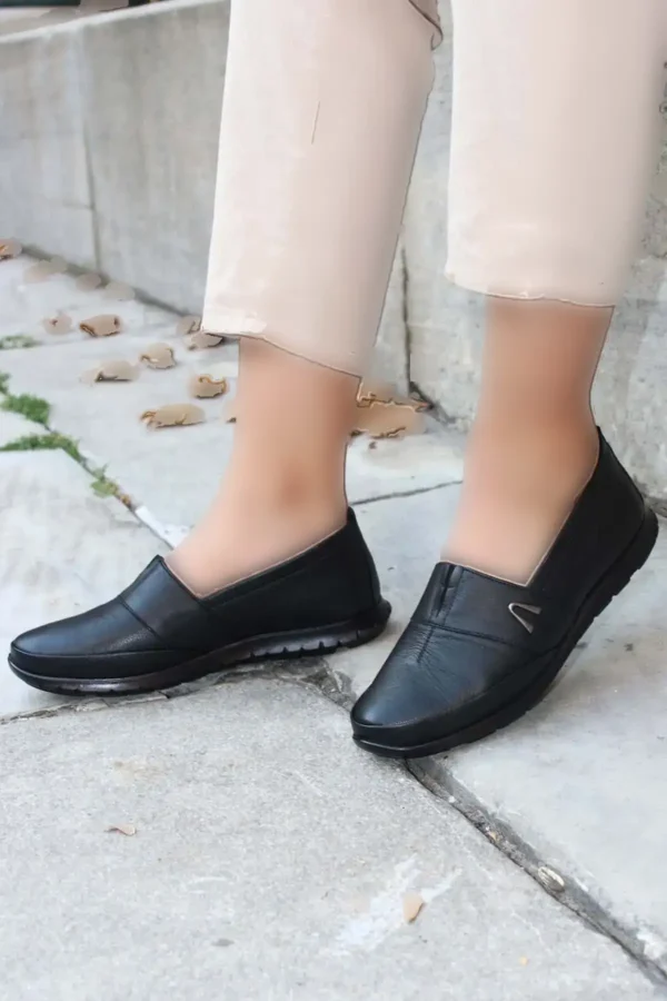 کفش کژوال زنانه چرم طبیعی 864za101 - 7209