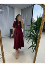 پیراهن bordo با گیره زیبا - 8130