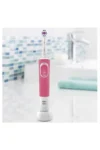 مسواک برقی شارژی Oral B Vitality 100 3D White صورتی - 7624