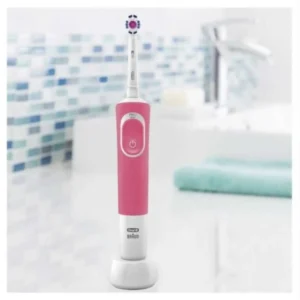 مسواک برقی شارژی Oral B Vitality 100 3D White صورتی - 7624