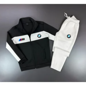 ست غواصی BMW شامل جکت و شلوار ورزشی M Power با نوار الاستیک - 8161