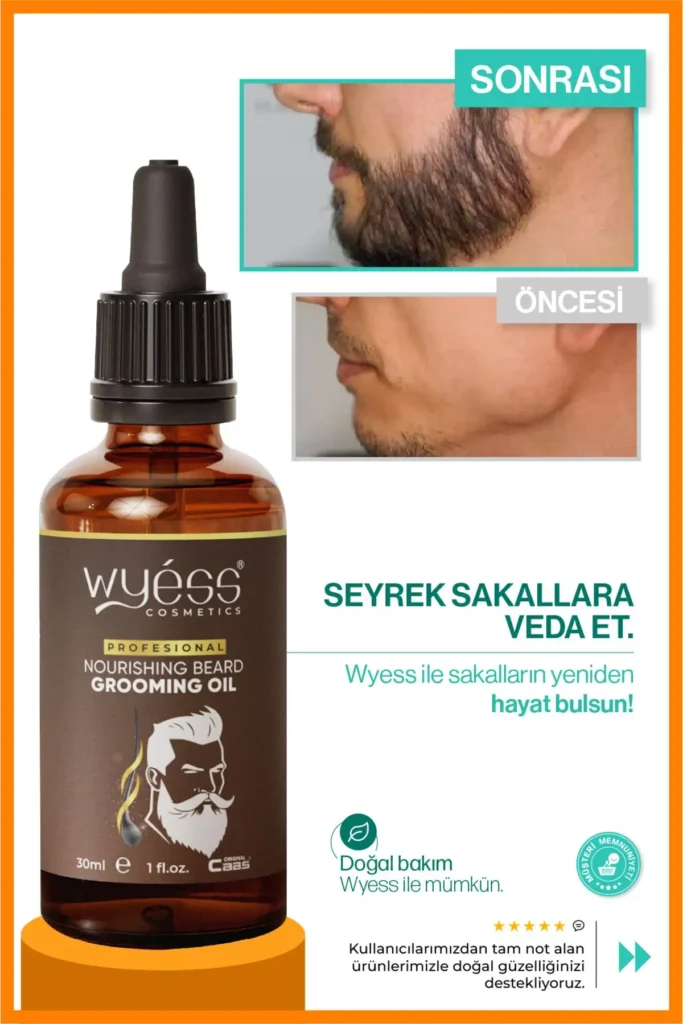 روغن تقویت‌کننده ریش و سبیل برای ریش‌های نازک و کچی | مراقبت حجم‌دهنده و شاداب‌کننده - 7672