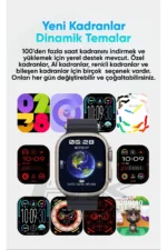 HK 10 Ultra ساعت هوشمند 49 میلی‌متری، ساعت مچی سری 9 Ultra 2 با صفحه AMOLED، مناسب برای آقایان و خانم‌ها، با دو بند. - 7649