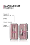 ست مانیکور ۴ تکه (ناخن‌مــال - سوهان ناخن - ناخن‌تی تــی - پنس) - 7662