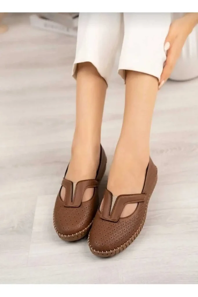 کفش پاشنه کوتاه اورتپدی زنانه ساراچ - 8304