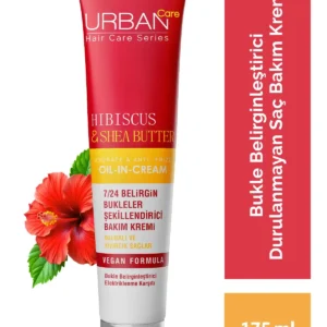 کرم مراقبت بدون نیاز به شستشو ویژه موهای مجعد و موجدار با عصاره hibiscus و شی باتر - وگان - 175 میلی‌لیتر - 7714
