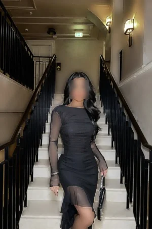 نام محصول: لباس توری آستین دار مشکی ATE-0669 - 7831