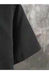 ست شورت و پیراهن کوتاه آستین‌دار مشکی مردانه - 7941
