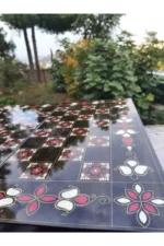 تخته نرد چوبی، اثر بازی، تخته نرد الگانس، شطرنج، دام، ۳ بازی در یک مجموعه، ست لوکس با قاب ضخیم - 7767