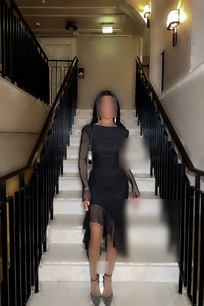 نام محصول: لباس توری آستین دار مشکی ATE-0669 - 7831