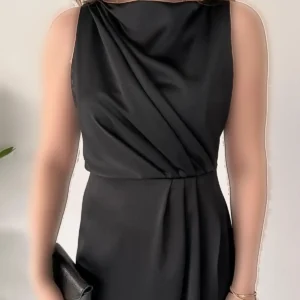 پیراهن ساده مشکی - 8134