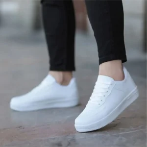 کفش ورزشی اسنیکر سفید - 8242