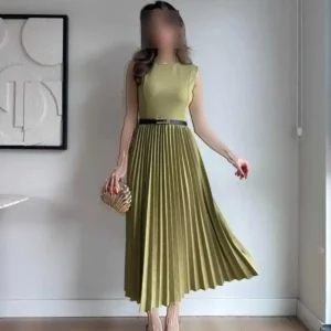 پیراهن میدی ووویا کاملاً مطابق با اندازه است. - 7846