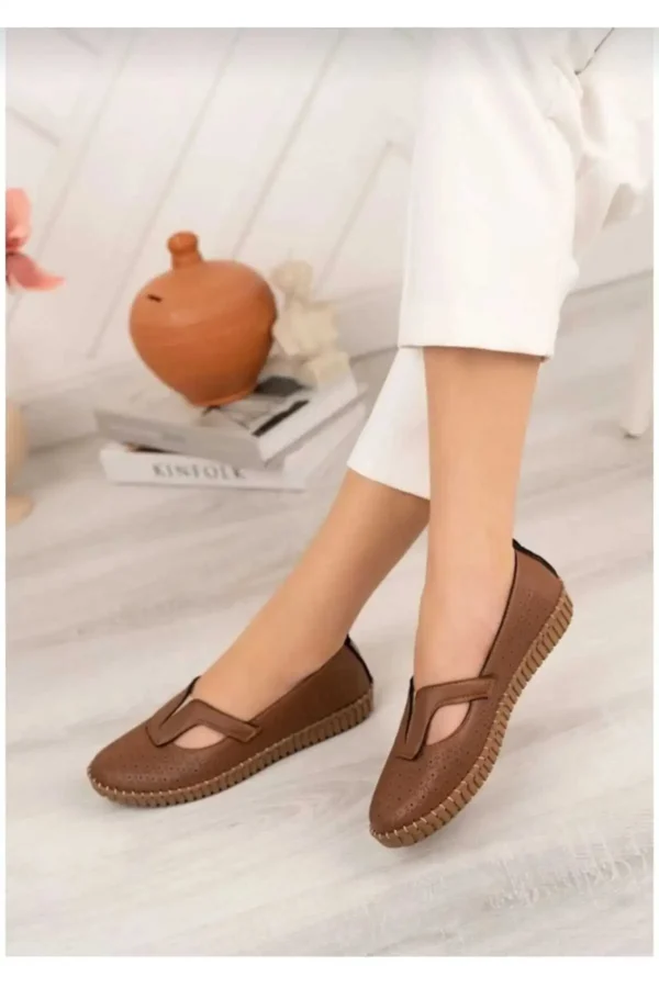 کفش پاشنه کوتاه اورتپدی زنانه ساراچ - 8304