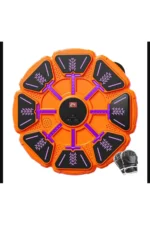 دستکش تمرینی هوشمند با نور LED و موزیک هماهنگ با طراحی هشت‌ضلعی پریمیوم - 8032