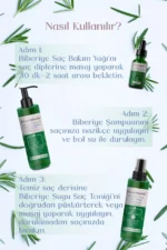ست مراقبت از مو با رزماری - شامپوی رزماری + تونیک مو با عصاره رزماری + سرم رزماری - 7703