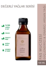 0 روغن آرگان خالص و طبیعی پرس سرد 100 میلی لیتر - تقویت کننده پوست و مو، ترمیم کننده، روشن کننده، نوسازی و درخشان کننده - 8071
