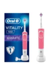 مسواک برقی شارژی Oral B Vitality 100 3D White صورتی - 7624